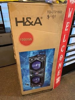 Brand new speaker