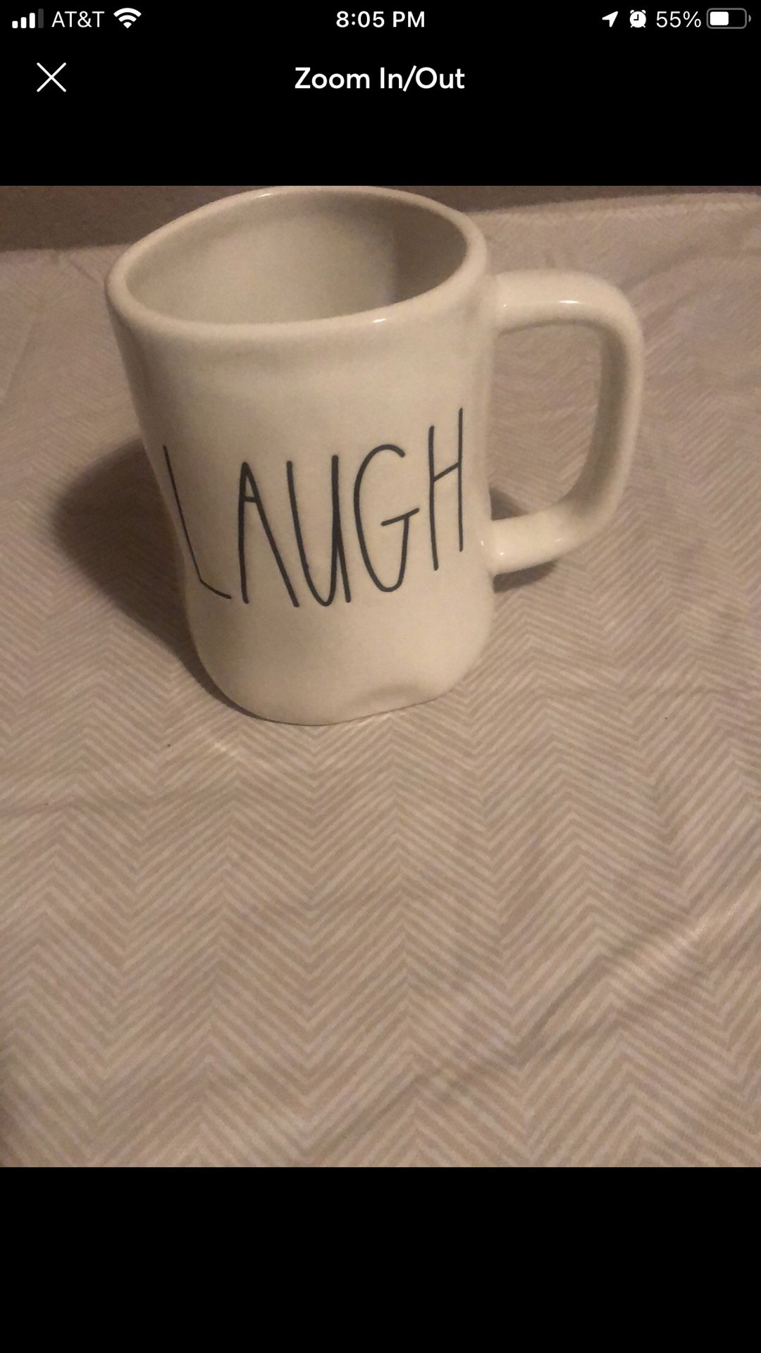 Rae Dunn Laugh Mug