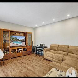 Leather Sectional 