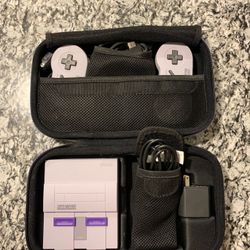 Super Nintendo Mini & official Nintendo travel case!