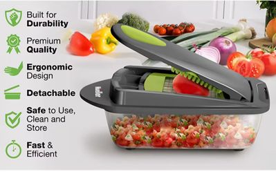 Mueller Vegetable Chopper with Container