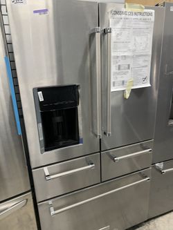 Kitchen aid 5 door fridge in stainless steel