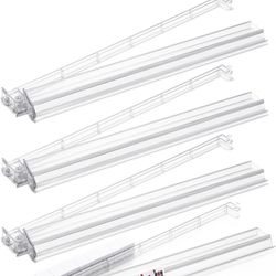 Mahjong Racks w/Pushers,4PCS Mahjong ,Clear Acrylic American Majiang Transparent