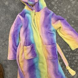 Girls Unicorn Robe