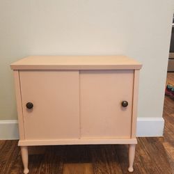 Pink Nightstand/Cabinet/Drawer/Side Table
