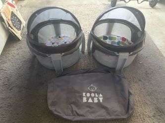 Baby Delight Go With Me Portable Bassinets – Set of 2 w/ Carry Bag