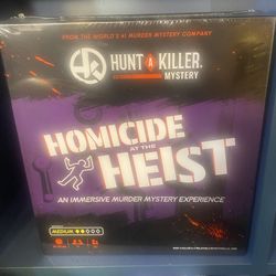 Hunt A Killer - H Hunt A Killer Homicide at the Heist a Murder Mystery Party Game NEW