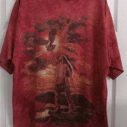 Vintage 1997.native Eagle Tshirt Large 