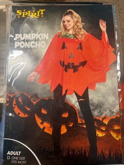 Pumpkin poncho