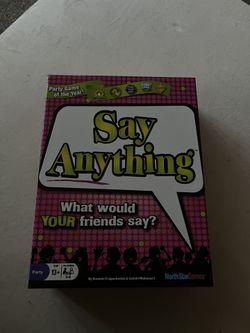Say Anything card game