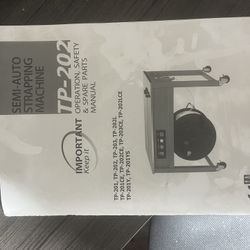 Semi Auto Strapping Machine