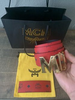 Mcm Belt Red