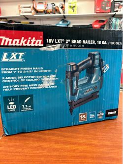 Makita new 18ga Brad nailer 18v