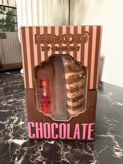 New In Box Kevin & Coco Chocolate Lip Gloss Set.  See Description
