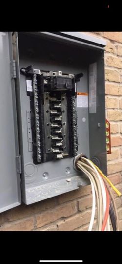 Breaker panel, generator inlet plugs , EV chargers