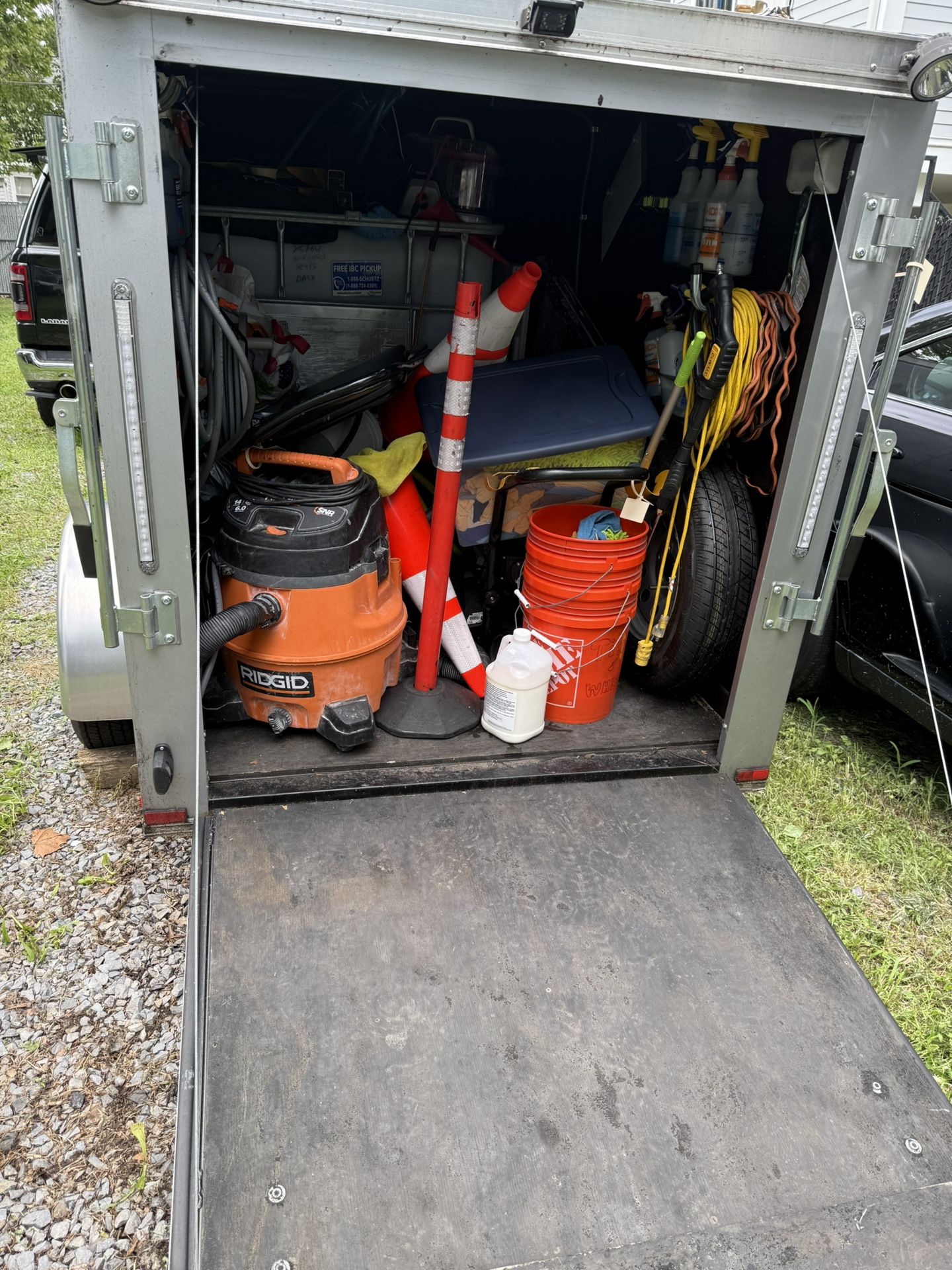 Mobile Car Wash Trailer 5x7 fully Equipped