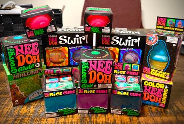 Nee Doh Squish Toy Bundle – Mixed Lot