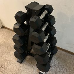 Dumbbells Set + Rack