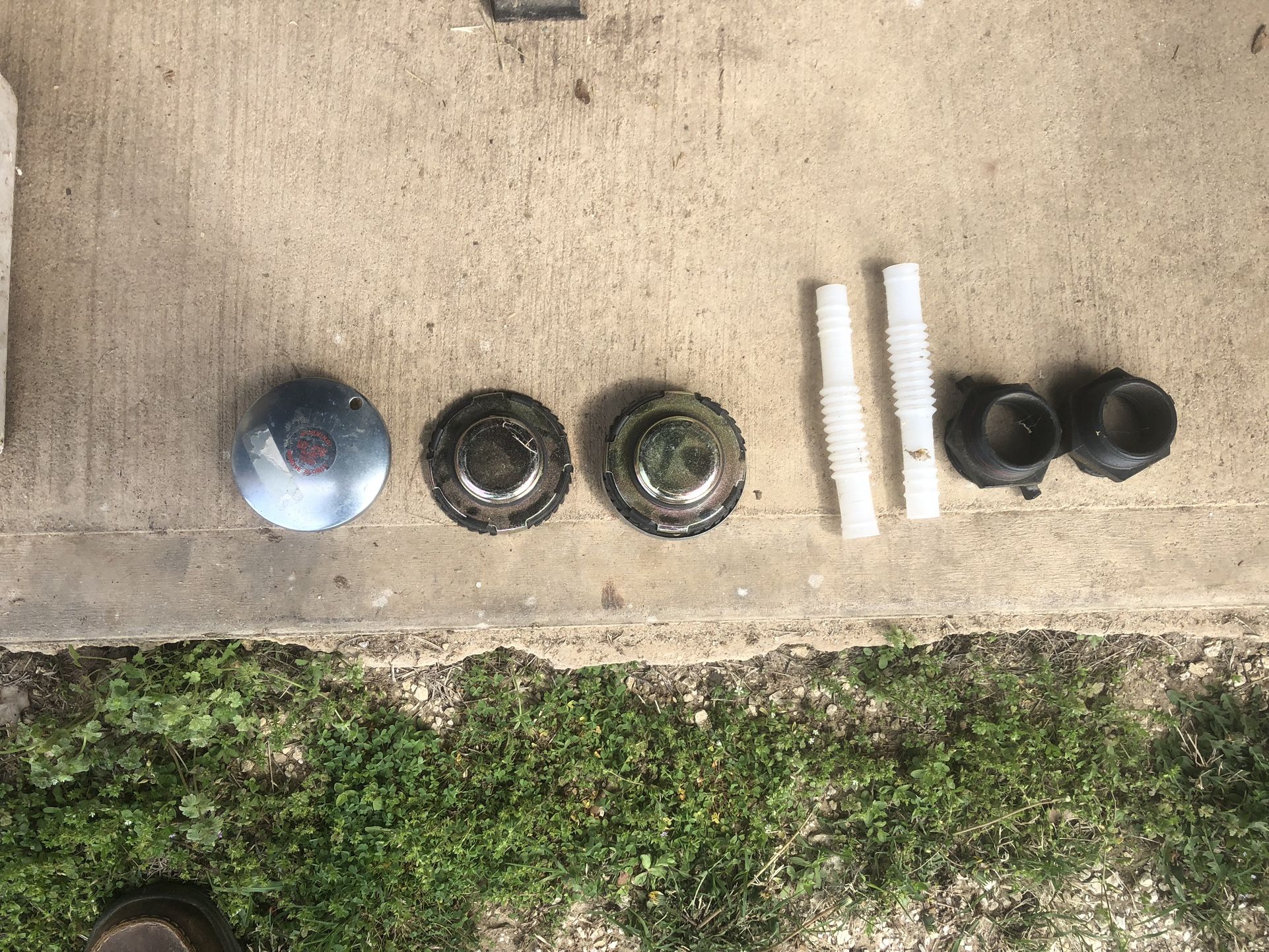 2 RV Vented Gas Caps