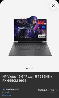 HP Victus Gaming Laptop 24GB 144Hz