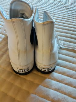 Leather converse white 11 top