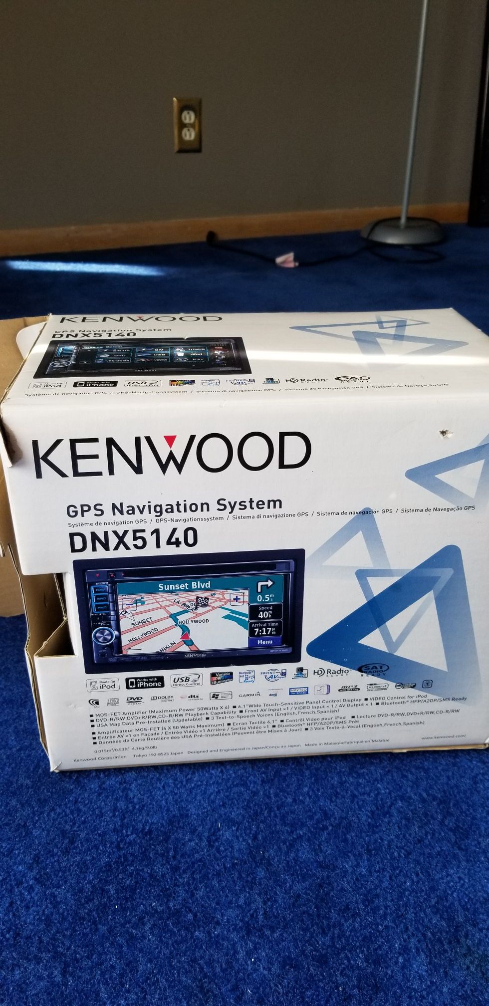 Kenwood GPS navigation system