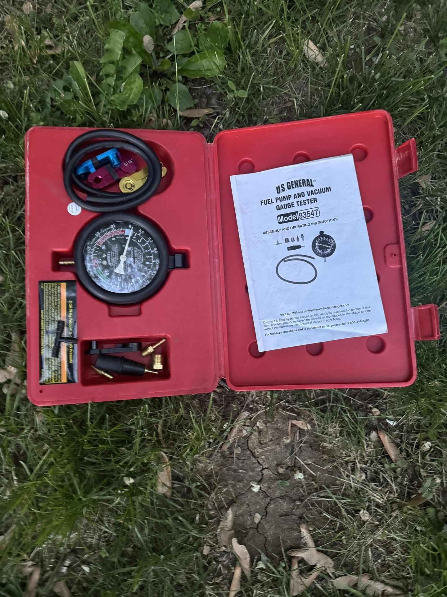 Gasoline Pressure Test Kit