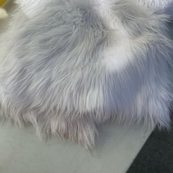 White Fluffy Fabric