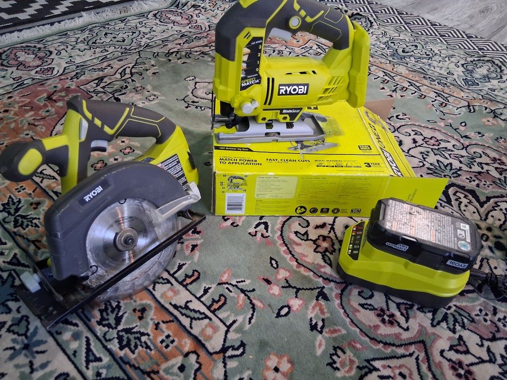 Ryobi Jig Saw and Circular Saw New