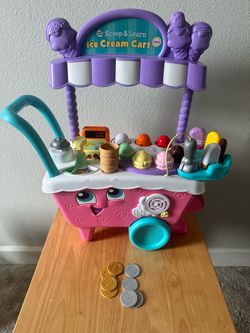 Leap frog Ice cream cart and giraffe bouncer
