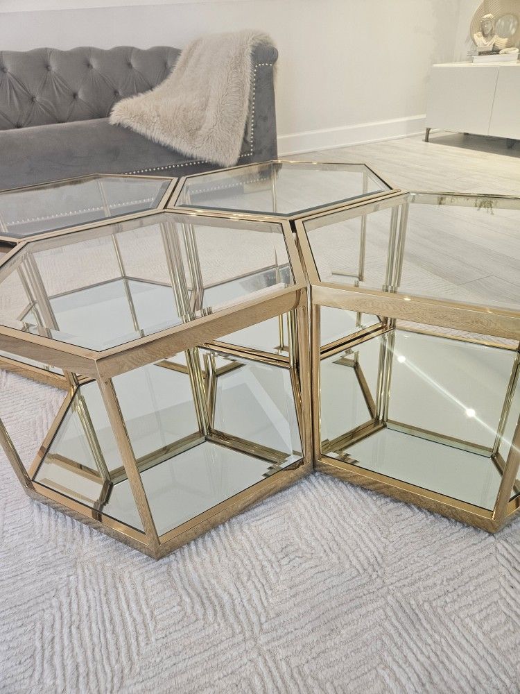 Gold Coffee Table