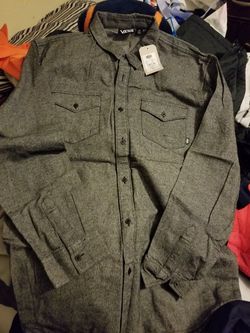 Van's Button Up Shirt. Size Xl $30