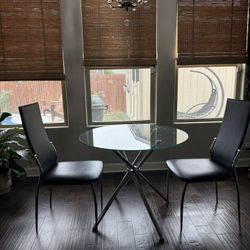 Table And Two Chairs 