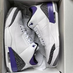 Jordan 3 Dark Iris Size 12