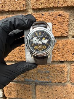 Lucien Piccard Moon Phase Watch 28116BK