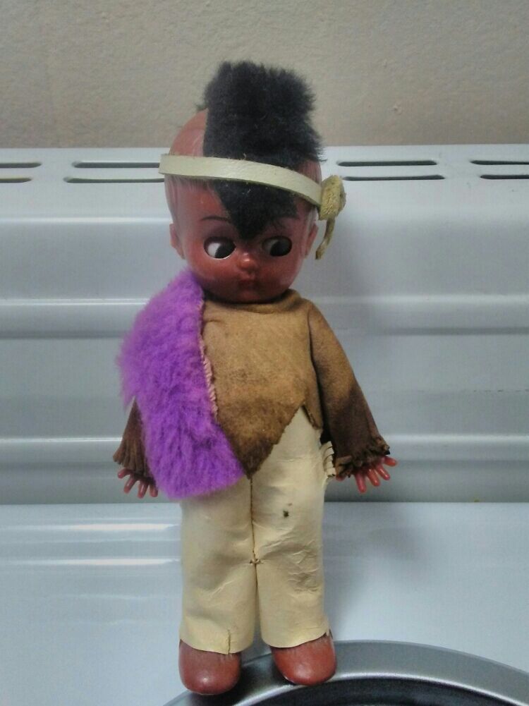 Indian Plastic Doll Vintage.