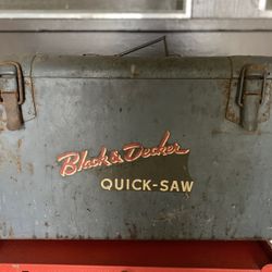 Black & Decker Quick Saw Vintage Tool Box
