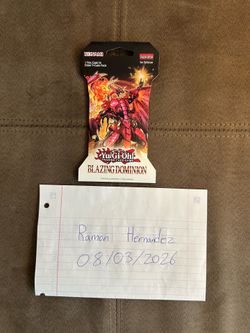 Sealed Yu-Gi-Oh Blazing Dominion