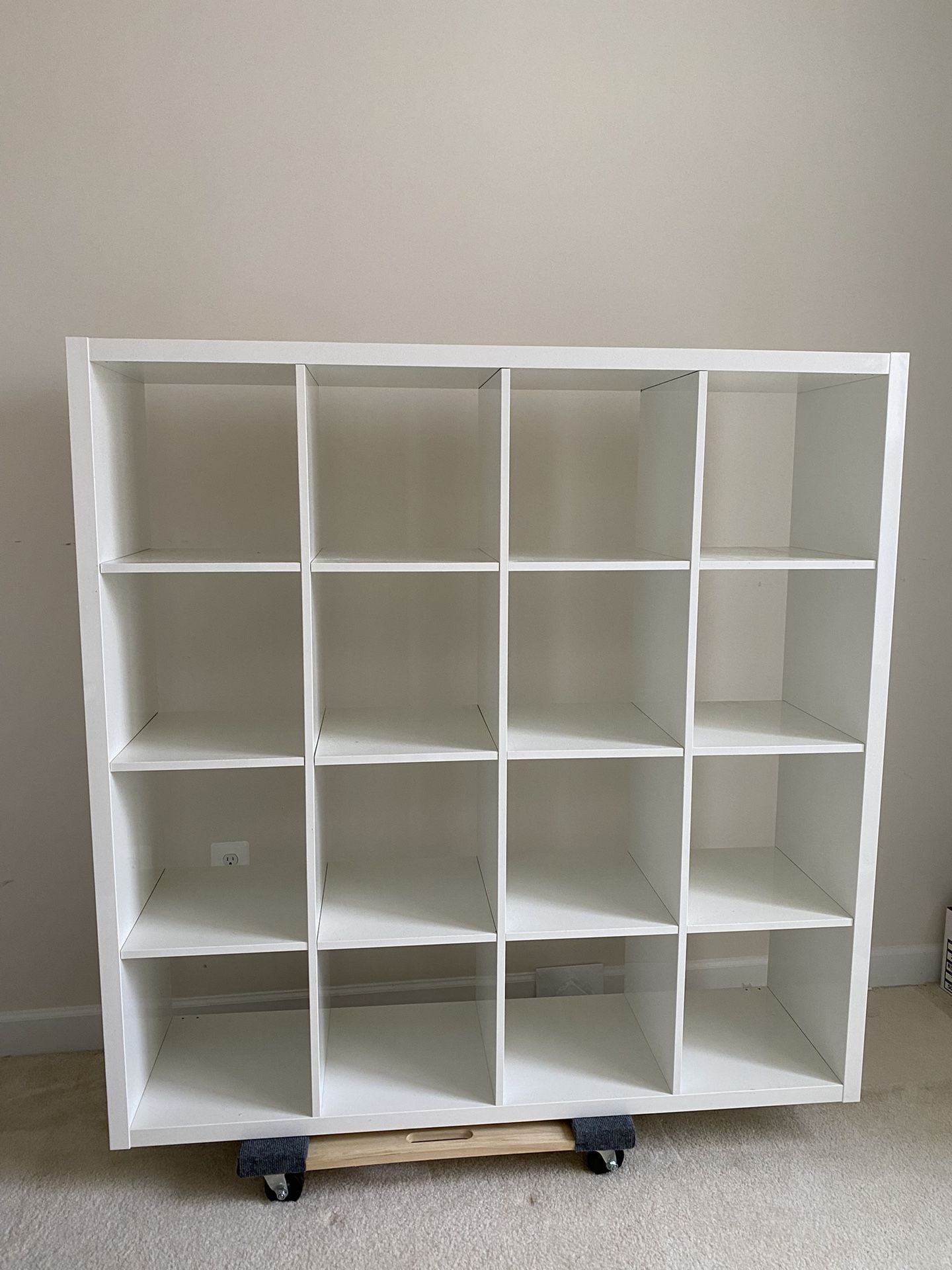 White Book Shelf And Table