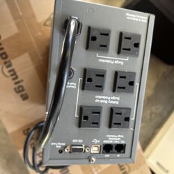 Surge Protection + Battery Backup 