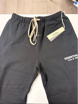 SS24 Fear Of God Essentials Black sweatpants