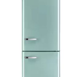 Classic Retro 23.6 in 11.7 cu. ft. Frost Free Retro Bottom Freezer Refrigerator