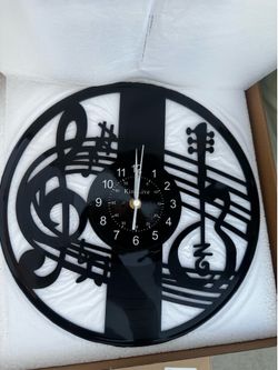 Music Note Wall Clock