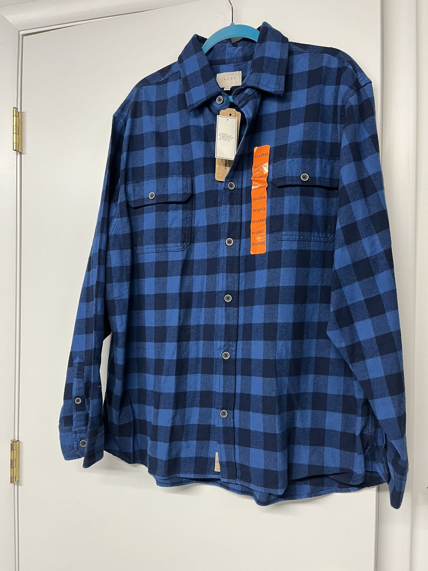 Jach’s Men’s NWT Buffalo Plaid Flannel Shirt SZ XXL