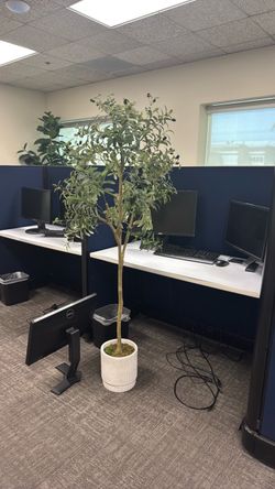 Faux olive tree