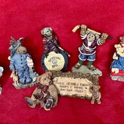 Lot 6 BOYDS BEARS & FRIENDS FIGURINE Bride Coca Cola Cracker Barrel Exclusive 