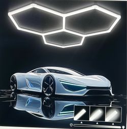 GNENG Hexagon Garage LED Lights