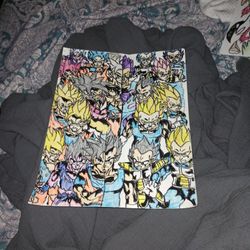 Goku Vs Vegeta Half Draw All Forms