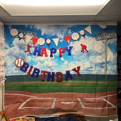 Baseball birthday decorations