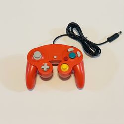 Third Party Nintendo GameCube Wired Controller Red TESTED